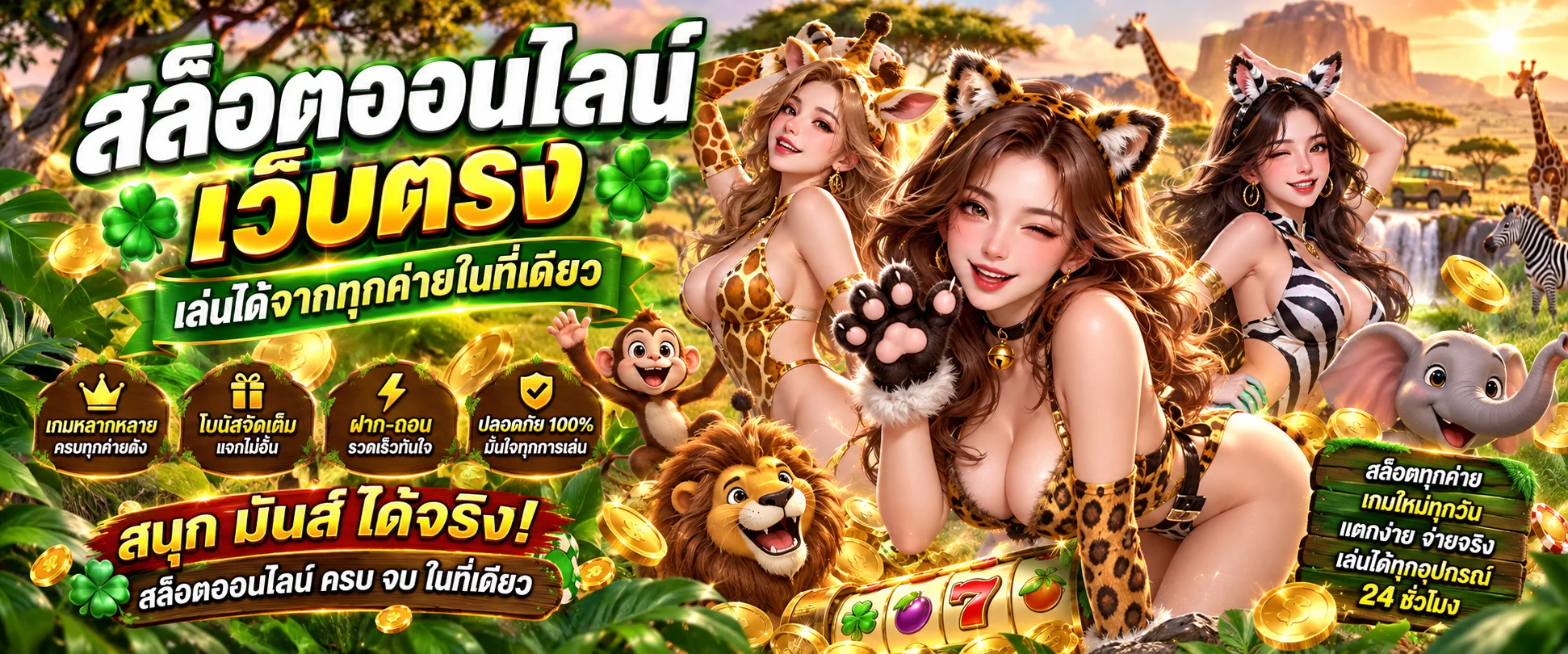 รวมเกมสล็อตออนไลน์แตกง่ายบน ZOO89 ทุกค่ายในที่เดียว